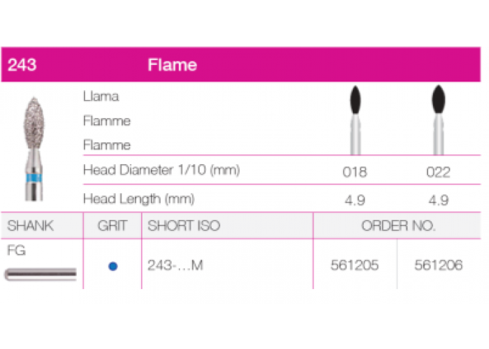 Flame 243-018 Flame 